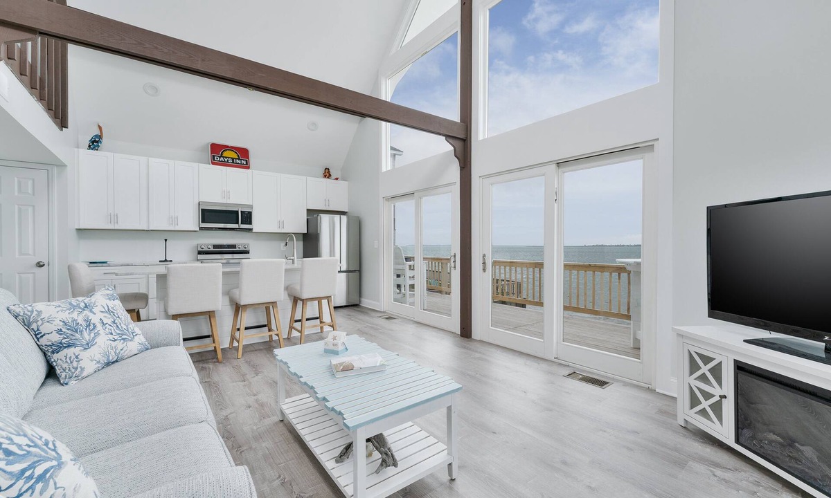 Colington Harbour House | 5260-Shenanigan's, 3BR Soundfront Home | Gated Community Pool