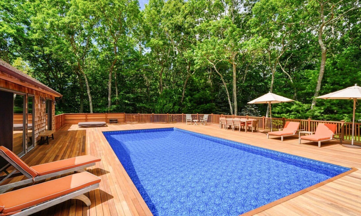 Springs House | Ample Decking, Large Pool, Finished Lower Level with Full Service Gym,.