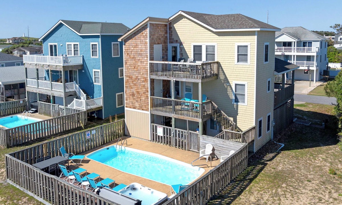 Kill Devil Hills House | Flamingo Nest: Pool | Hot Tub | Elevator | Dogs OK