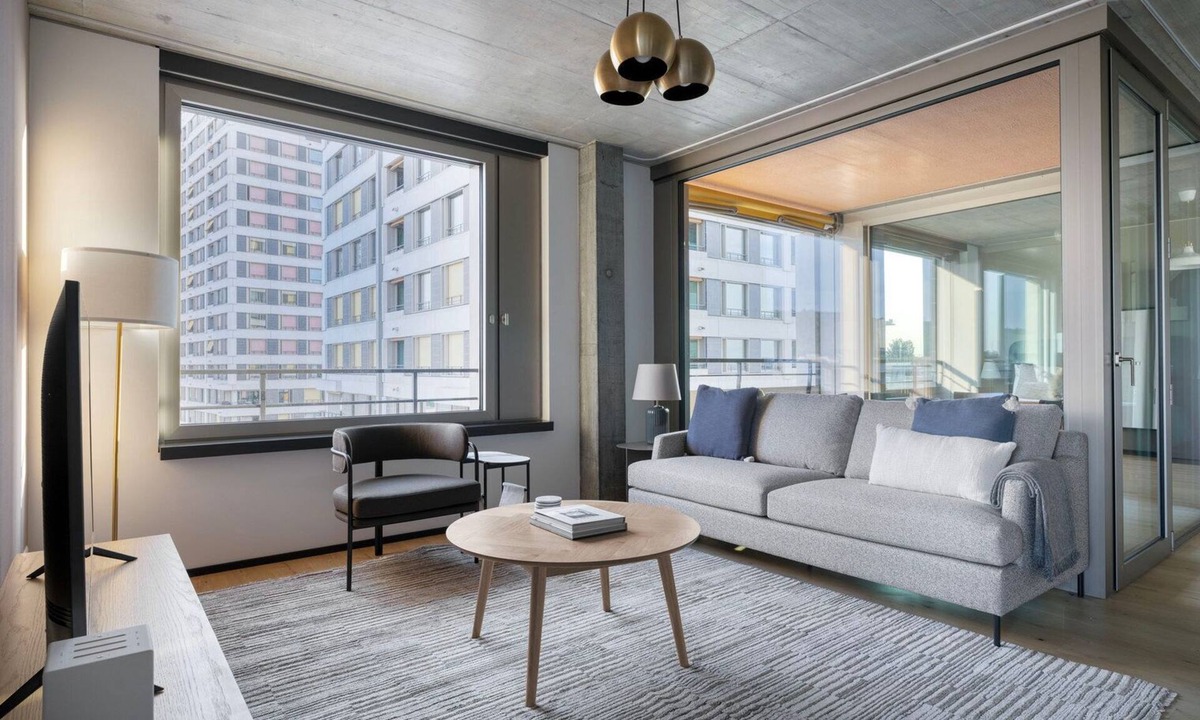 Seebach Apartment | Inviting Oerlikon 2BR w/Storage Space & W/D, nr Market, by Blueground