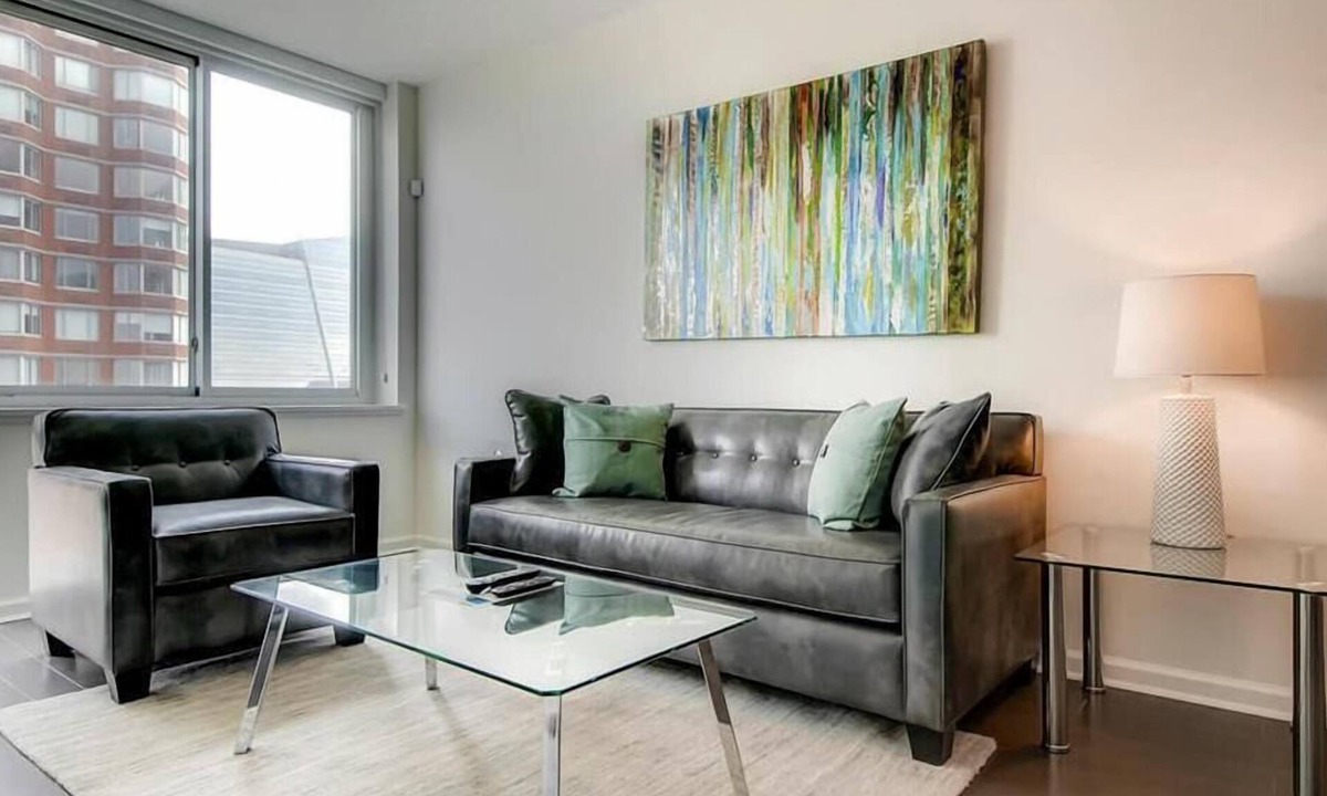 Hudson Exchange Apartment | Lower Manhattan Skyline Views | 1BR nr Waterfront | Jersey City