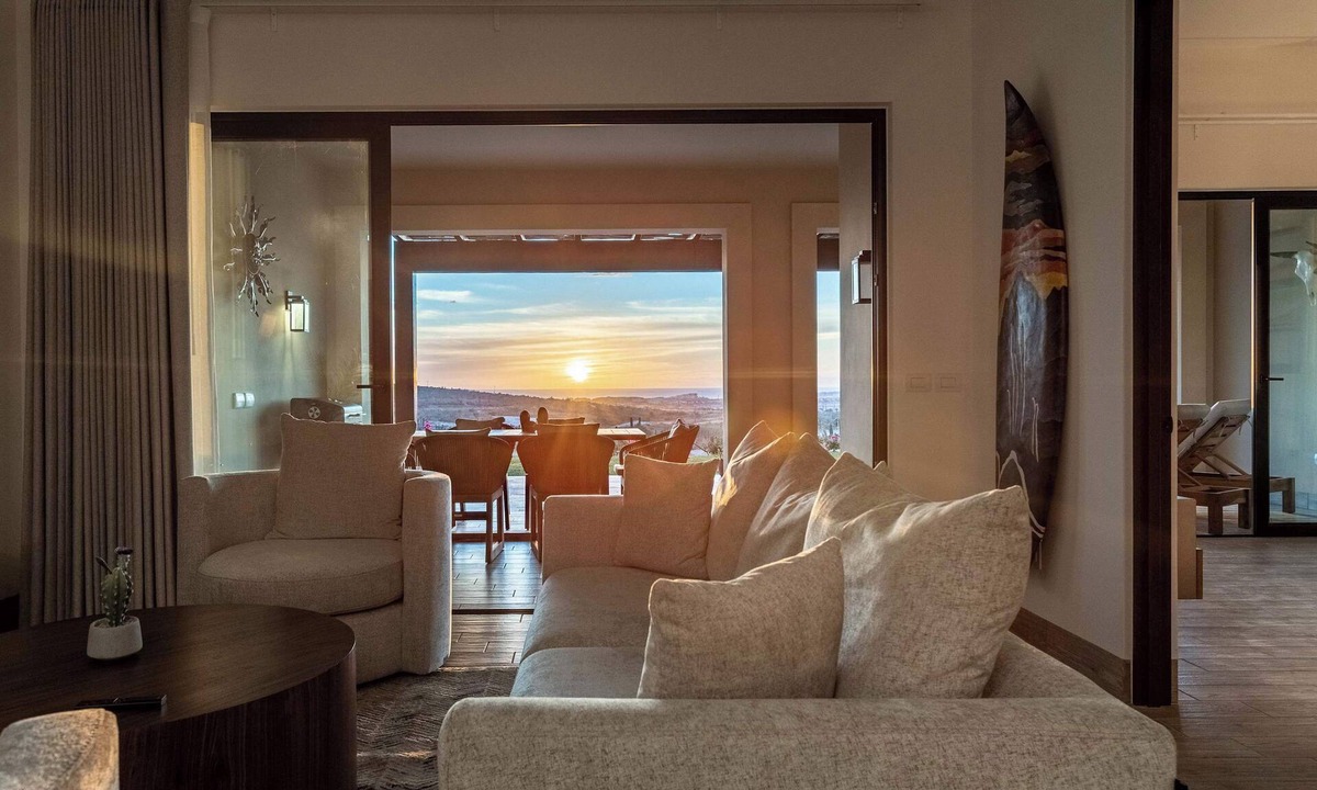Sunset Beach Apartment | Modern luxury & unforgettable sunsets at Mavila - huge patio w pool