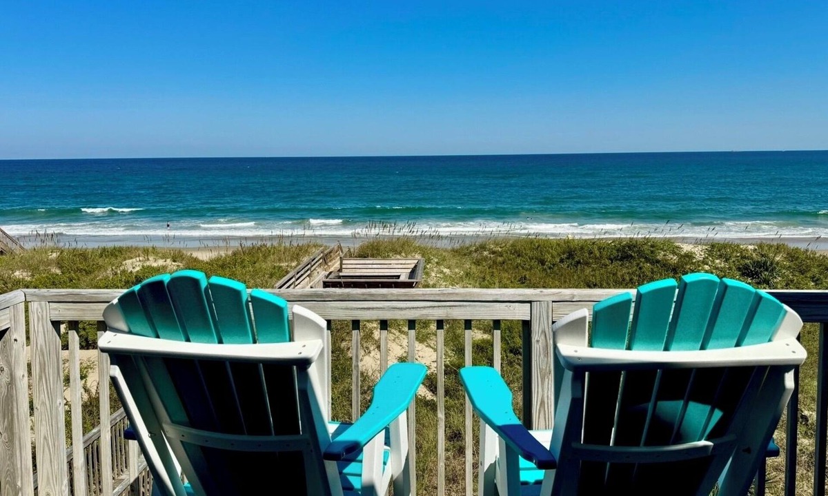 Kill Devil Hills Condo | Oceanfront Penthouse for 2 Private Balcony Direct Beach Access
