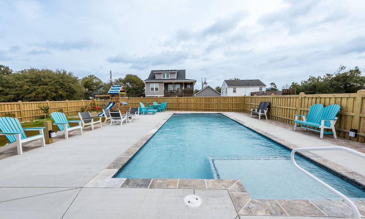 Kill Devil Hills Apartment | PRIVATE King Suite, POOL, GRILL,outdoor shower,coffee bar,fridge,microwave