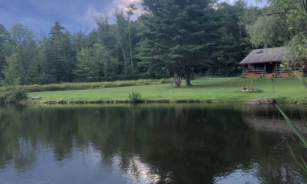Winsted Cabin | Rustic cabin on private pond and 7 acres -Nature immersion! Hummingbirds to owls