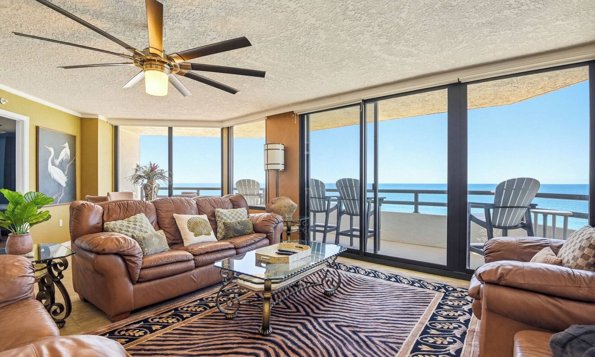 Wilbur-By-The-Sea Condo | Spacious 3-BR on 9th Floor in amazing Daytona Beach Shores on the NO DRIVE BEACH