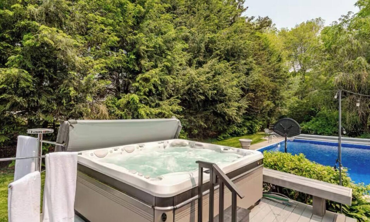 Norwalk House | Spacious 4-bedroom house with AC in tranquil Norwalk. Year round hot tub. Pool
