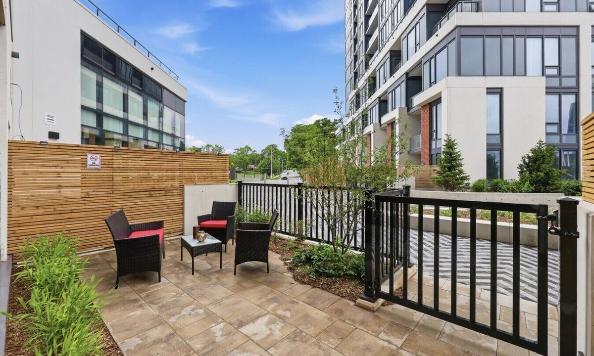 Kitchener Apartment | Stylish 2BR in Station Park | Private Patio + Spa, Gym & Bowling