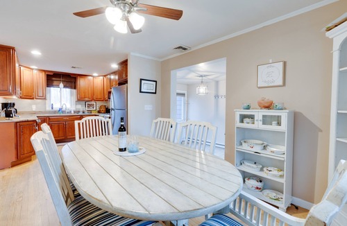 East Greenwich House | 1 Acre, Central Air, Firepit, Fenced Yard, Patio, Dishwasher, Washer/Dryer