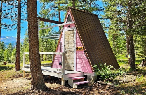 Missoula Cabin | A-Frame Glamping. Stargazing Near Missoula
