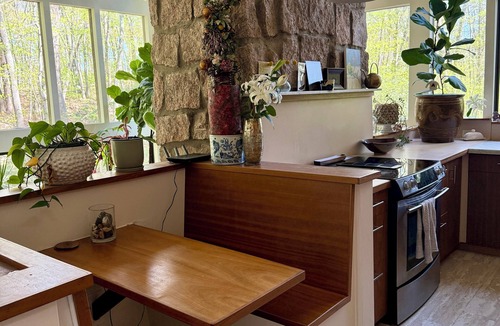 Guilford House | Artistic Modern Forest Retreat minutes from Guilford town center and shores
