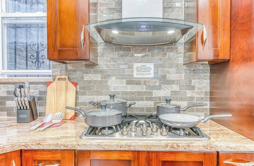 Bushwick Apartment | Bushwick Gem with Spacious King Bed 2 Baths with Modern Kitchen & Steps to Train