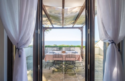 Santa Caterina Apartment | Cala D'Aspide - Apt 1: Sea View, Wi-Fi & Air Conditioning
