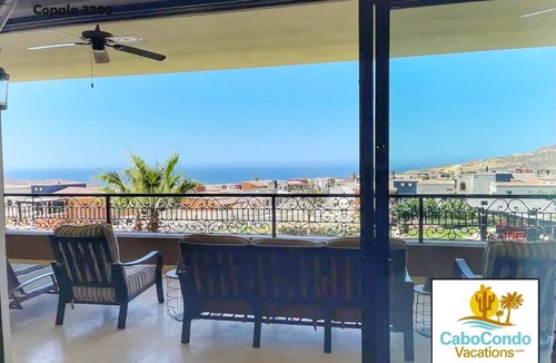 Cabo San Lucas Condo | CCV Quivira-Luxury 3BR, Sleeps 8, Huge Private Terrace, OceanView, Golf