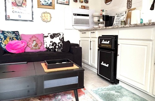Sunny Shores Apartment | Charming tiny home bungalow by the beach with salt water pool
