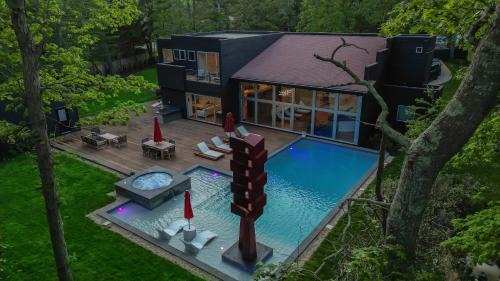 Village of East Hampton House | Chic Modern Retreat in the Heart of EH! Pool Open!
