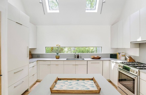 Springs House | Contemporary and serene estate with heated saltwater pool, expansive.