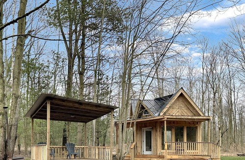 Langton Cabin | Cozy Secluded Tiny Cabin for a True Getaway in the Outdoors Surrounded by Nature in Simcoe, Ontario