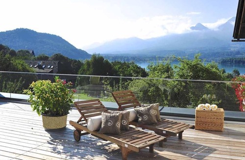 Drobollach am Faakersee House | D Appartement, Terrasse und Seeblick - Biohof Naturzeit Faaker See
