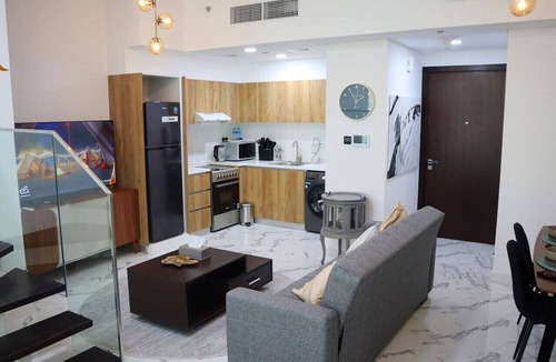 Masdar City Apartment | Luxury Duplex 2BR Oasis in Masdar City