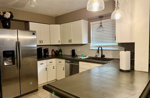 Old Aurora House | Mid Term Rental | Pet-Friendly w/Pool Table, Fire Pit & 5 Mi French Quarter