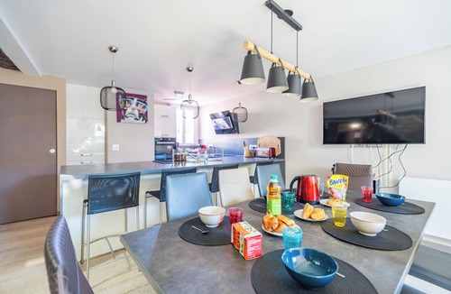 Annecy Old Town Apartment | Modern duplex loft in the heart of Annecy's old town for 10 people