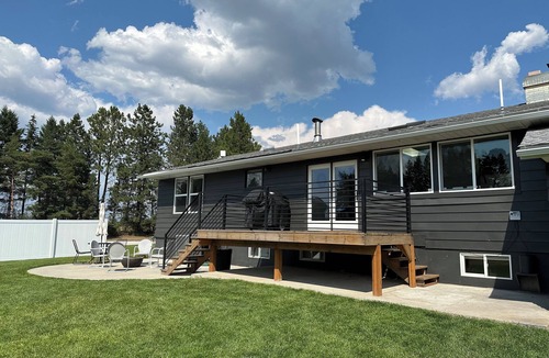 Kalispell House | Modern, quiet, and spacious country home just minutes from all amenities