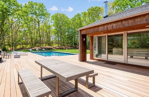 Northwest Harbor House | Modern Retreat - Heated Pool, Jacuzzi, Private Tennis Court, Basketball & Gym