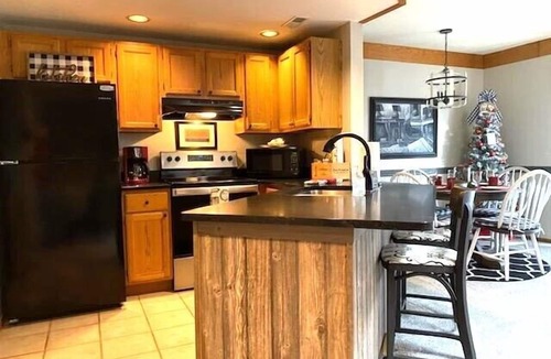 The Galena Territory House | Nicely updated 1 bed-2 bath townhouse in a great location and a beautiful view!
