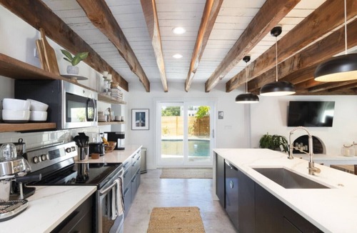 Crescent Beach House | Ocean & River Retreat with Heated Pool, Kayaks, SpaceX Views, Steps to Beach | Sleeps 12