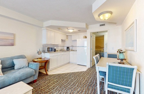 Ortona Park Condo | Oceanfront Studio w/Balcony & Resort Perks Near Boardwalk