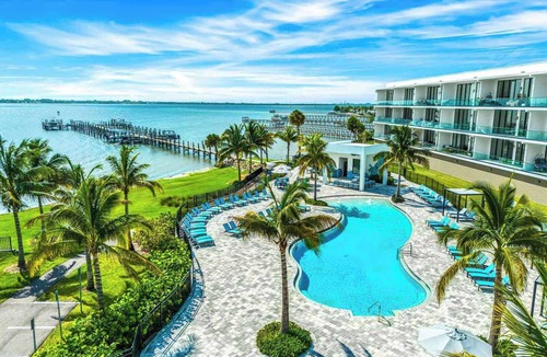 Melbourne Beach House | Paradise Palms | Premium Beach Home w/PVT Pool, Theme BR, Casino, Steps to Ocea