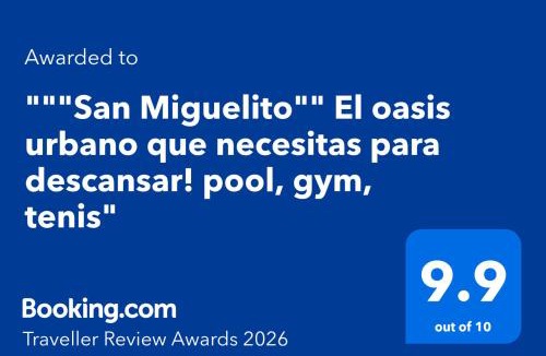 San Miguel de Allende Apartment | "San Miguelito" El oasis urbano que necesitas para descansar! pool, gym, tenis