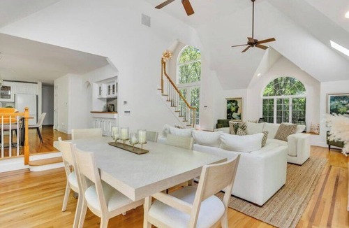 Water Mill House | Stunning shingled Water Mill estate featuring a private heated pool and.