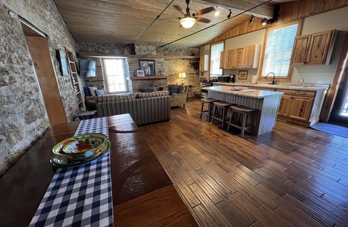 Sabula House | The Iowa Stone House. Enjoy Historic Charm and Spacious Modern Comfort.