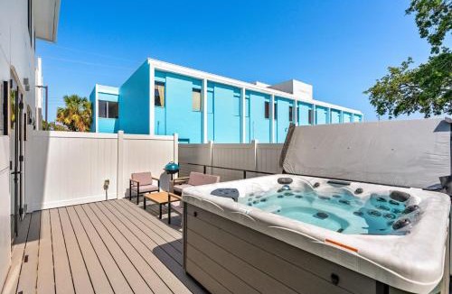 Cocoa Beach Villa | Tidal Tranquility - Luxe Beach Stay with Spa Hot Tub - Walk to Beach