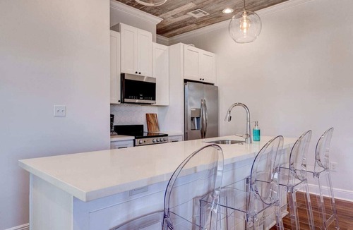 Tulane - Gravier House | Updated 3BR Mid-City home with private pool. Steps to streetcar, near FQ & parade route.