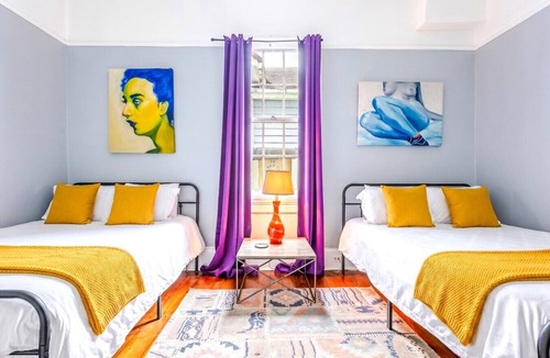 New Orleans Bed & Breakfast | Ursulines Colorful Historic Home near French Qtr