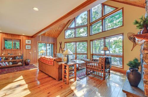 Putnam Station House | Waterfront Lake George Lodge w/Boat Dock & Deck!