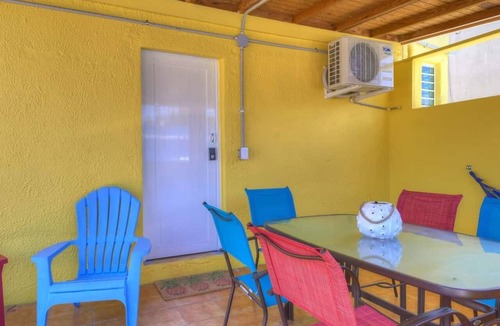 Punta Las Marias Apartment | Welcome to La Perla Roja! Renovated large apartment w/shared POOL, laundry & parking in great location, minutes to the SJU & Old San Juan. Walk to Ultimo Trolley beach, Isla Verde beach or Ocean Park beach.