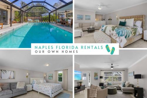 5 BDRM3 BathNaples LuxuryHtd PoolNr BeachPets