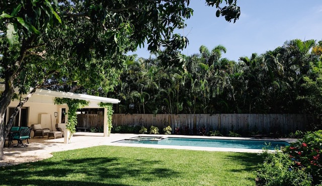 A 3-bedroom/2 bath, fully-renovated home with a resort-style pool and spa.