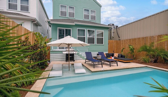 Artsy Oasis with Heated Pool near FQ