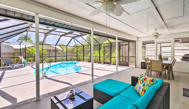 Bright Sebastian Home w/Pool ~ 7 Mi to Beach!