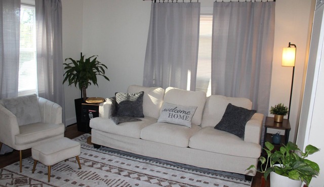 Charming 2-bedroom home filled with lovely natural light on a quiet street