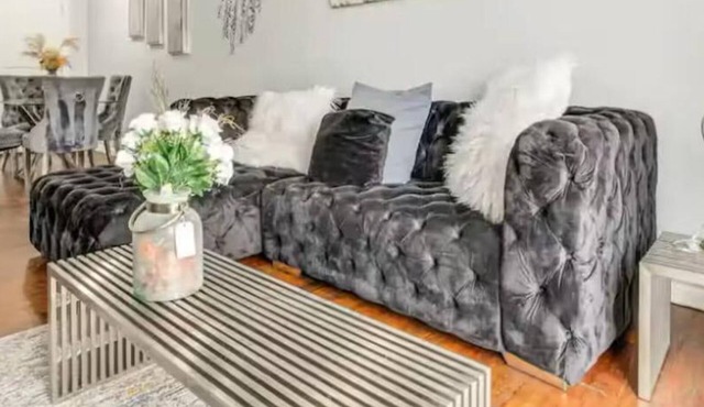 City Getaway: Elegant 3BR 2BA Patio Oasis Near NYC, EWR & American Dream Mall
