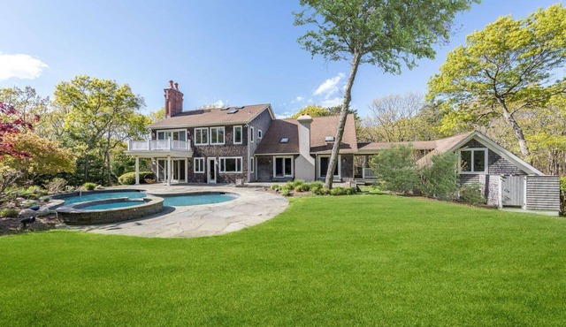 Contemporary estate, Gunite pool and spa, multiple private balconies, ample...
