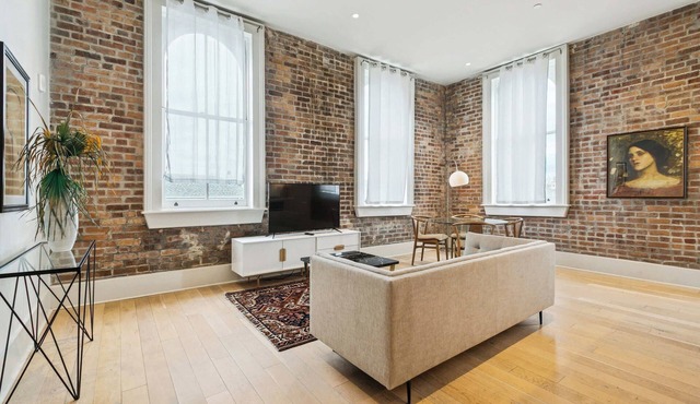 Modern 1BR in Historic Schoolhouse | Gated Parking | Near Superdome