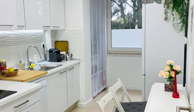 Modern 3-bedroom flat with garden view in Benfica Lisbon