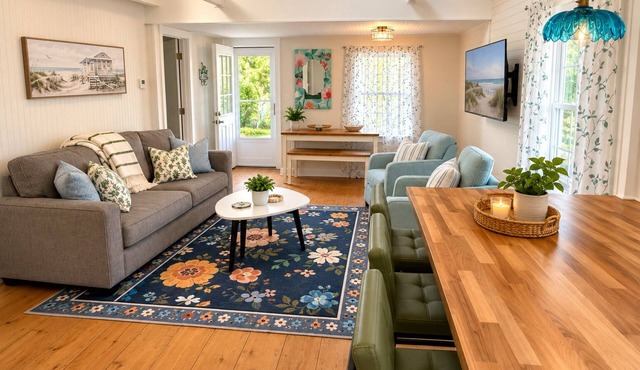NEW Charming Coastal Bungalow Steps From the Beach